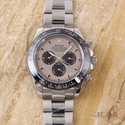 Swiss Quality Replica Rolex Cosmograph Daytona Rhodium Gray Watch 43mm